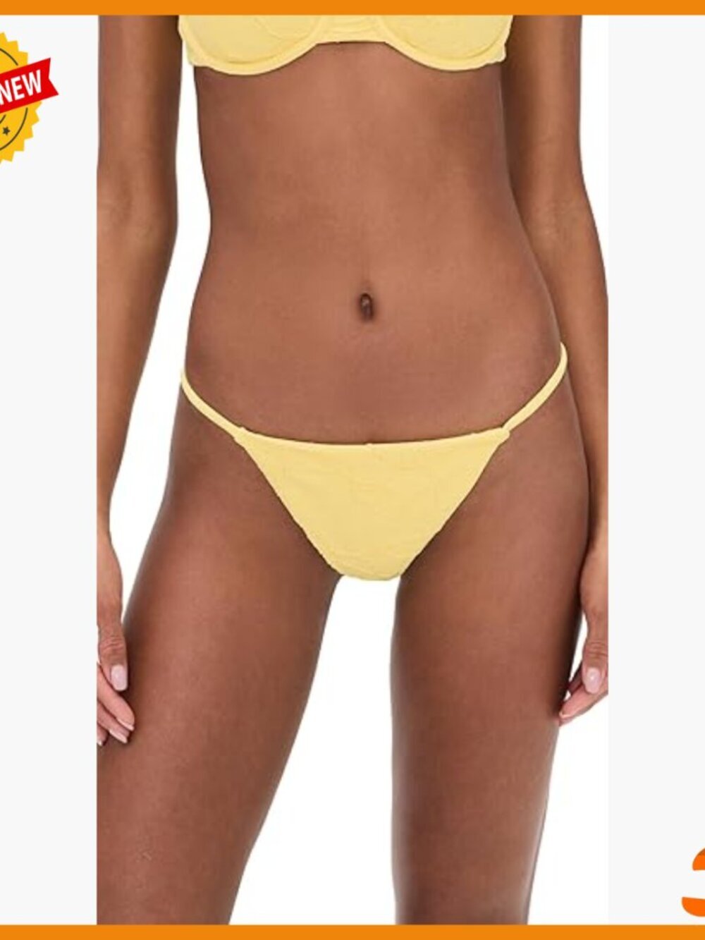 Cheeky Bikini Bottoms, Textured Nylon Spandex, Swimwear